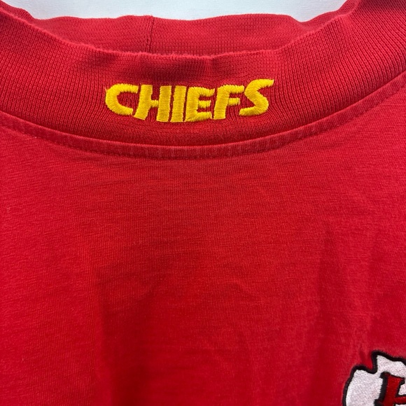 Vintage 90s Kansas City Chiefs Starter Long Sleeve Shirt Sz XXL NFL Football - Picture 8 of 16